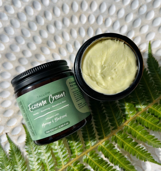 Eczema Tallow Cream:         Natural Relief for Sensitive Skin